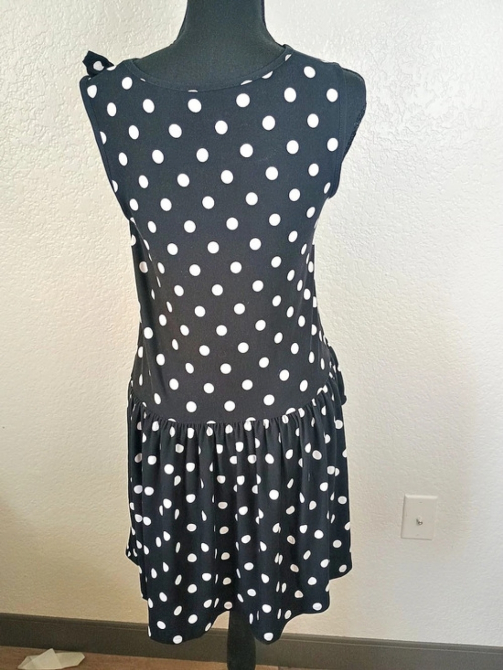 Wonder Nation Polka Dot Mini Dress Size XL Like New
